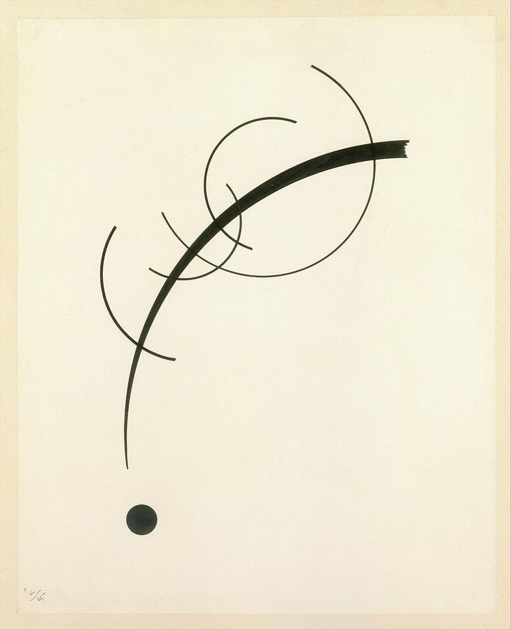 730x900 Free Curve To The Point - Kandinsky Drawings