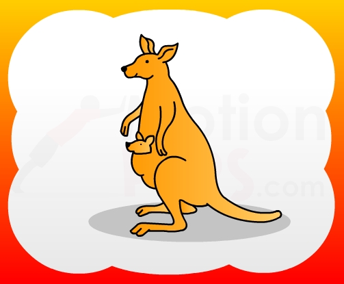 503x415 How To Draw Kangaroo For Kids - Kangaroo Drawing For Kids