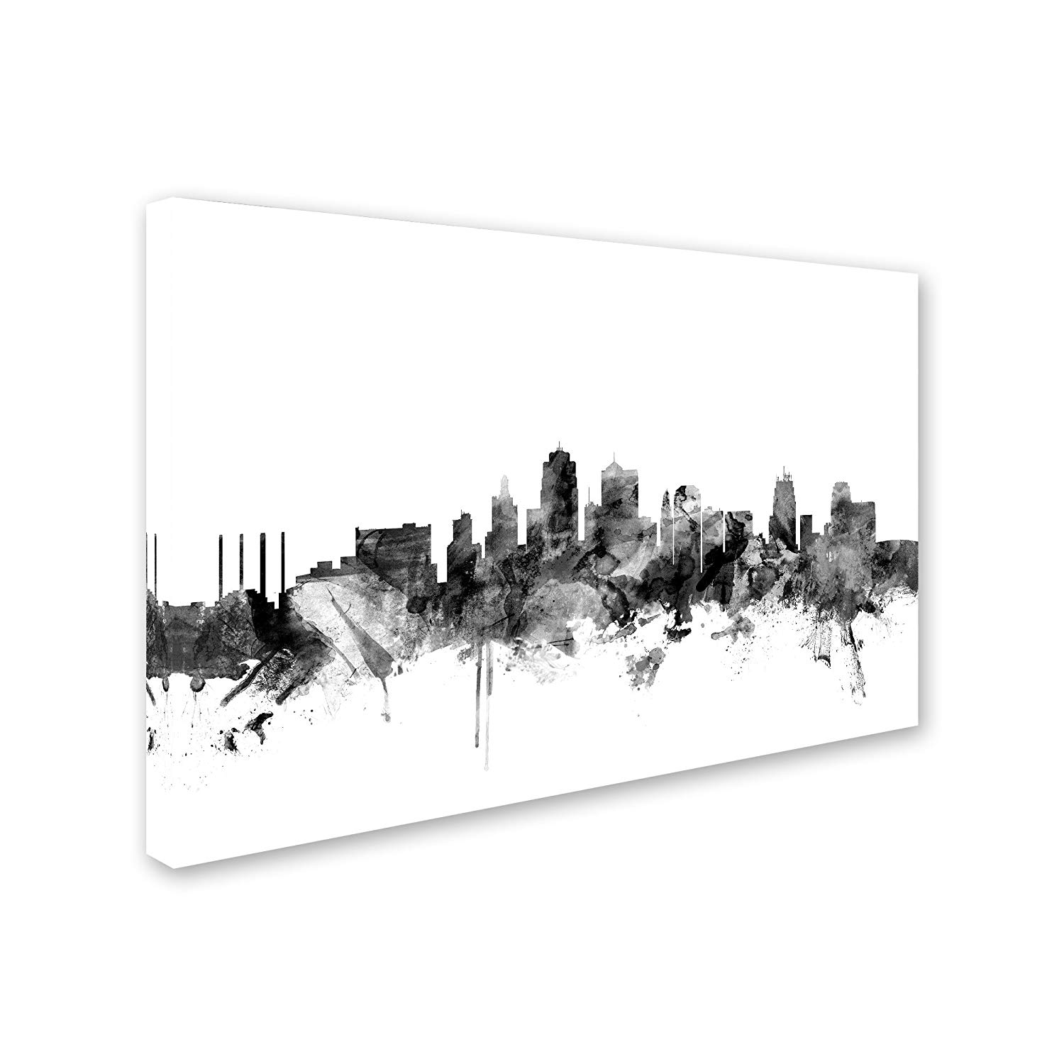 1500x1500 kansas city skyline bampw - Kansas City Skyline Drawing