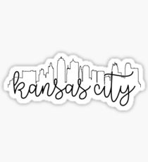 210x230 kansas city skyline stickers redbubble - Kansas City Skyline Drawing