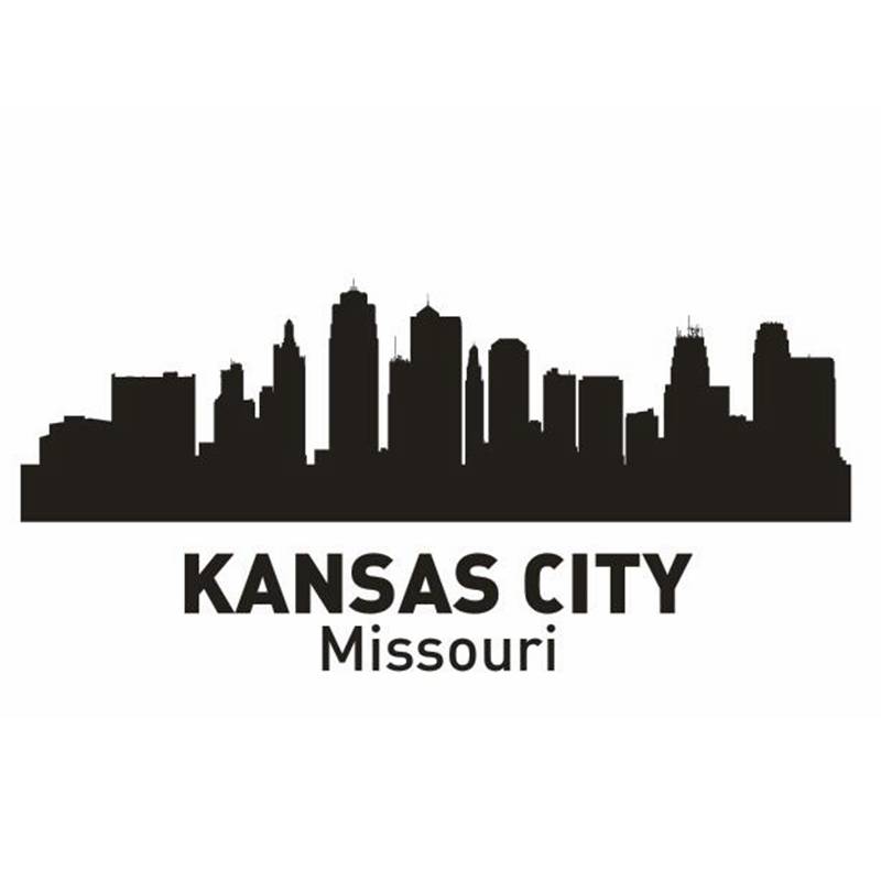 800x800 dctal kansas city decal landmark skyline wall stickers sketch - Kansas City Skyline Drawing