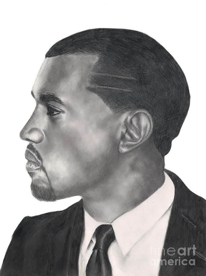 673x900 Kanye West Drawing - Kanye West Drawing