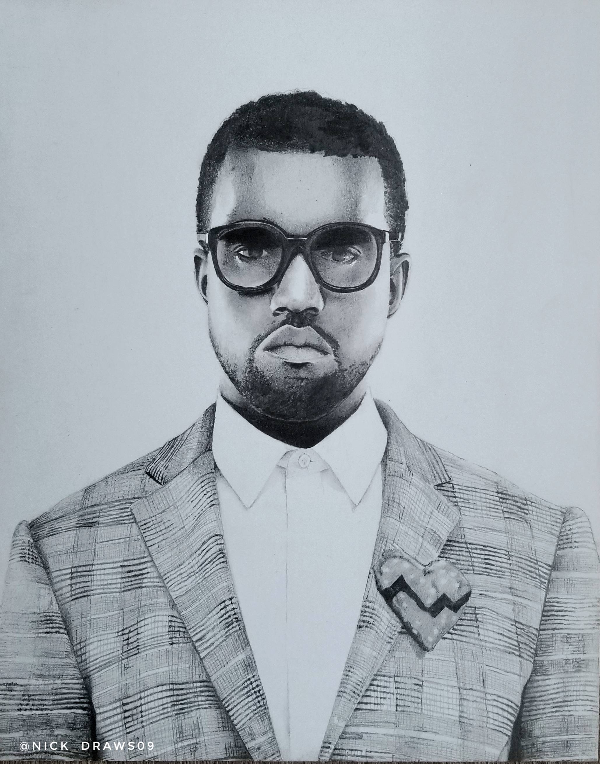 2058x2618 My Drawing Of Era Kanye West Drawing - Kanye West Drawing