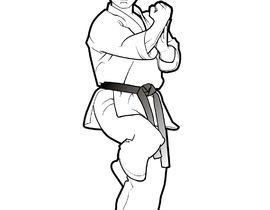 270x210 Karate Figures Freelancer - Karate Drawing