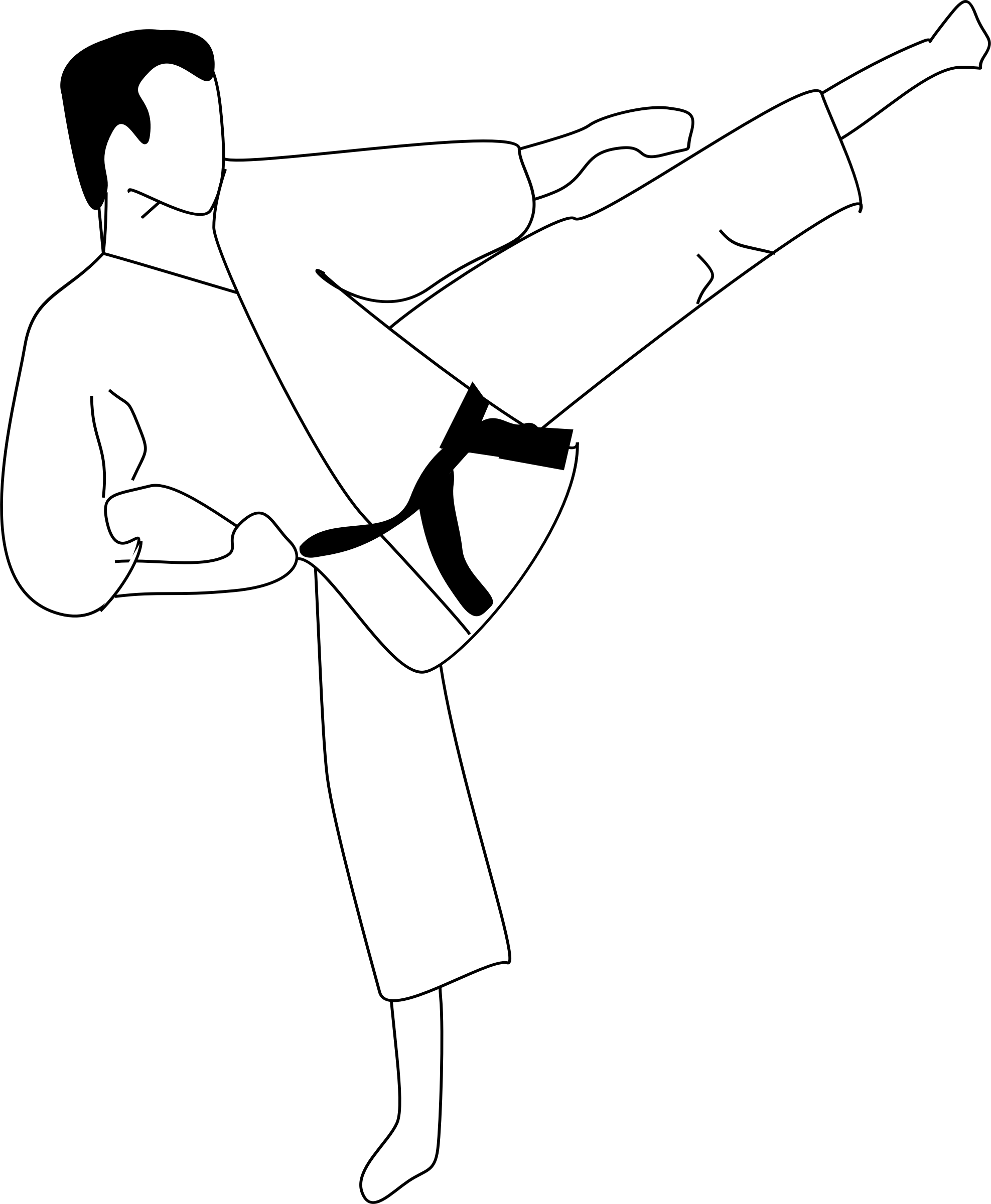 Karate Drawing at Explore collection of Karate Drawing