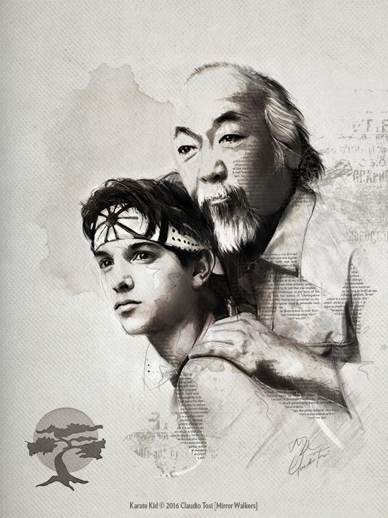 567x756 Karate Kid - Karate Kid Drawing
