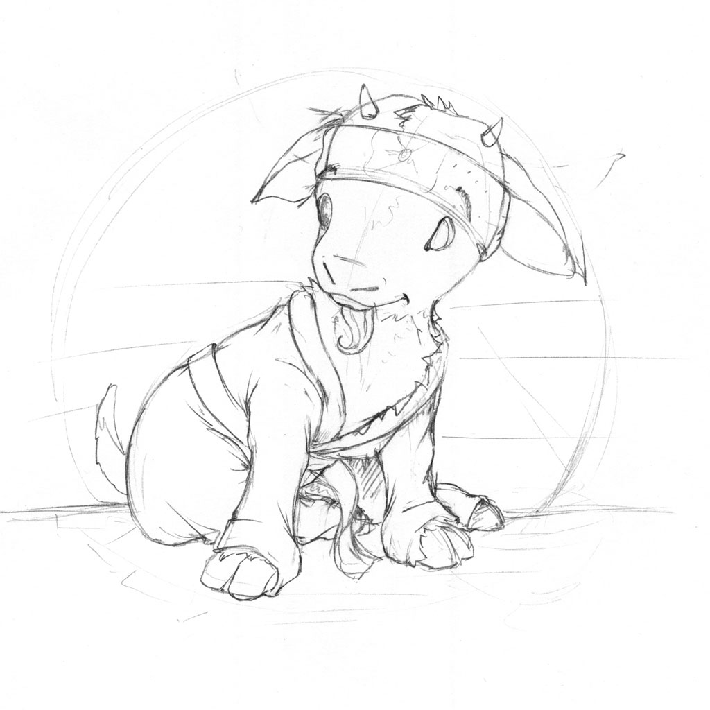 1024x1024 Michael Hegedus Karate Kid - Karate Kid Drawing