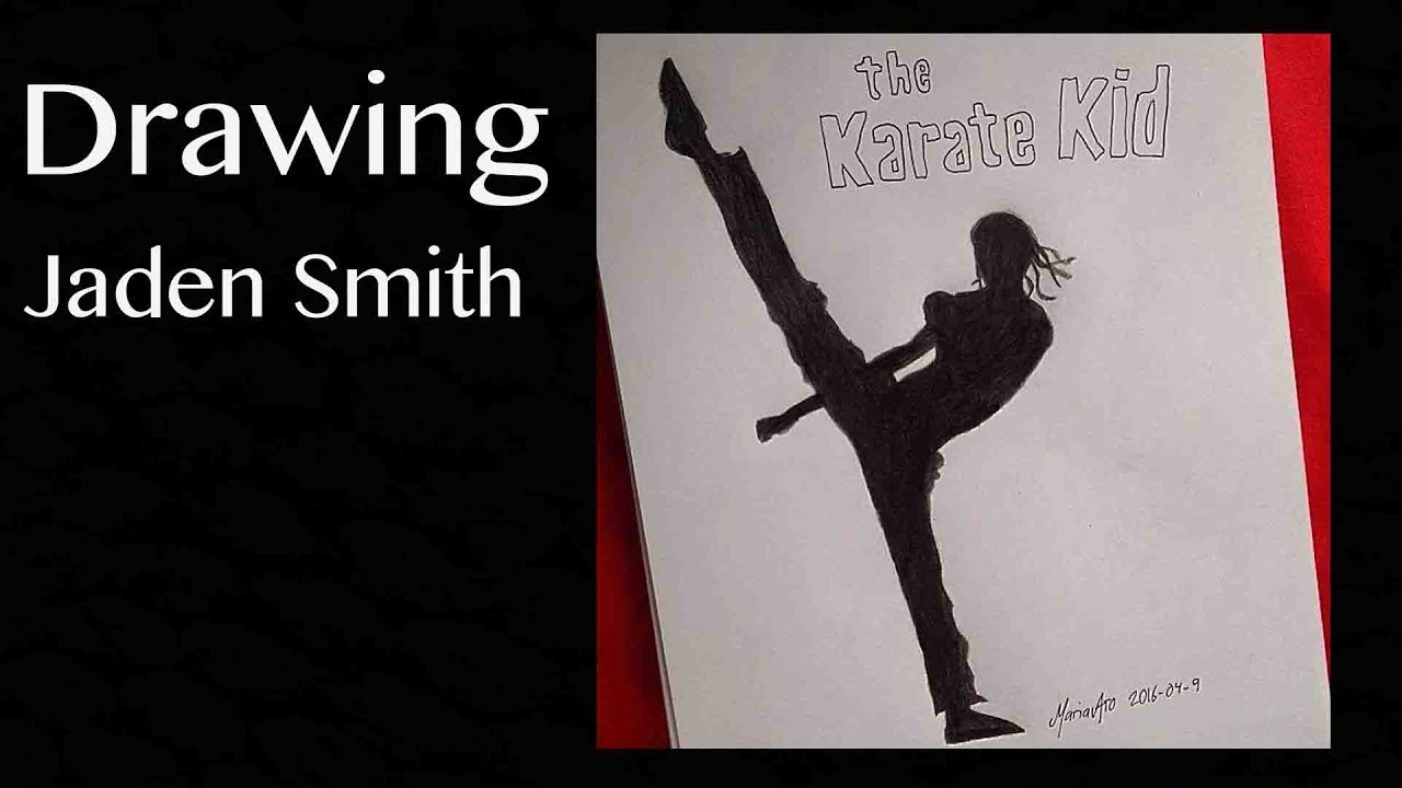 1280x720 Drawing Jaden Smith - Karate Kid Drawing