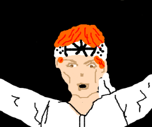 300x250 Ginger Karate Kid Drawing - Karate Kid Drawing