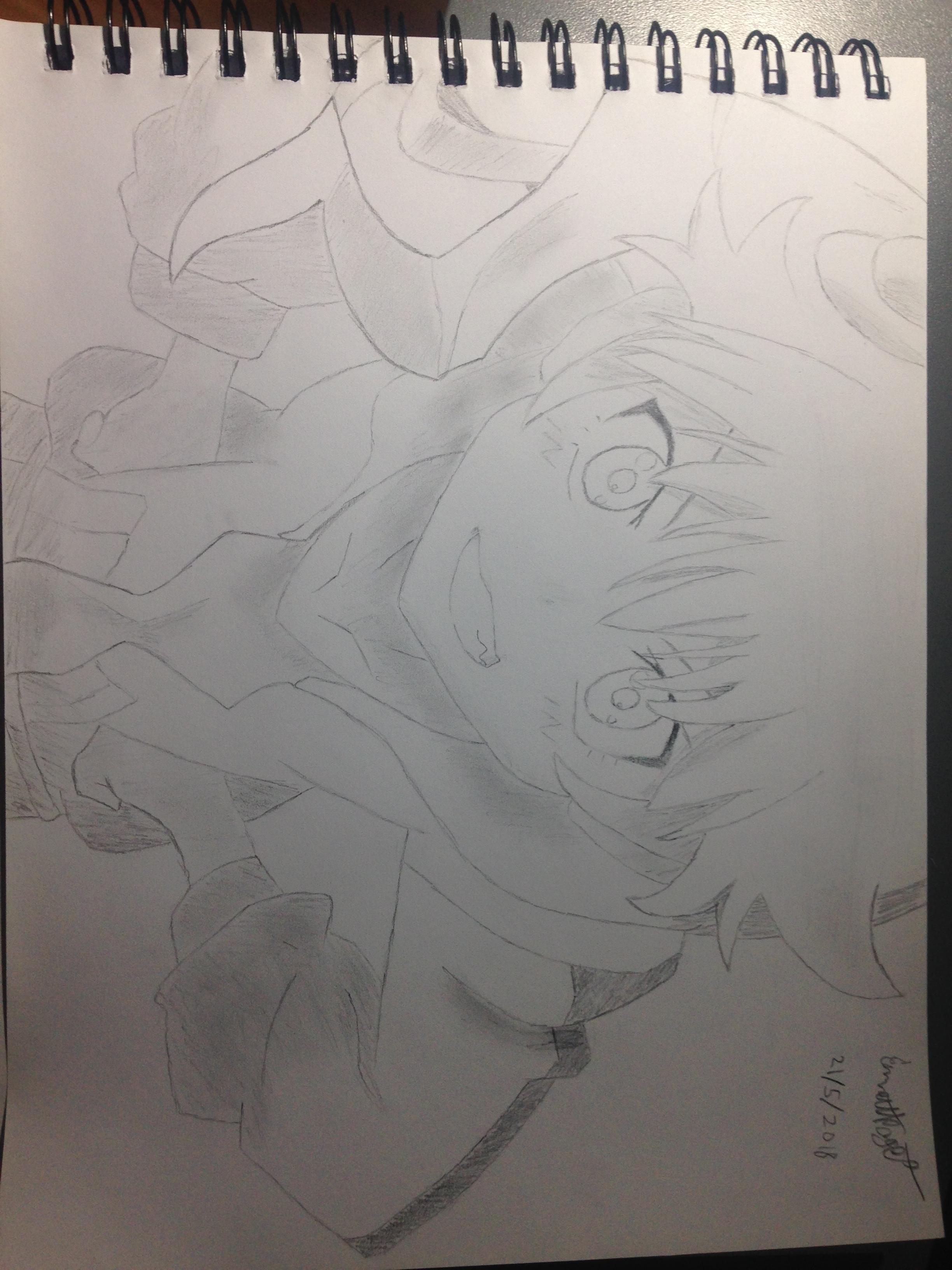 2448x3264 I Tried Drawing Araragi Karen, Please Let Me Know What You Guys - Karen Drawing