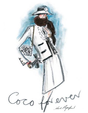 360x460 Coco Chanel Life Story - Karl Lagerfeld Drawings