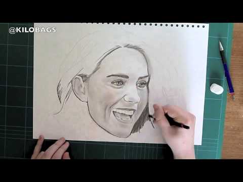 480x360 pencil drawing of kate middleton - Kate Middleton Drawing