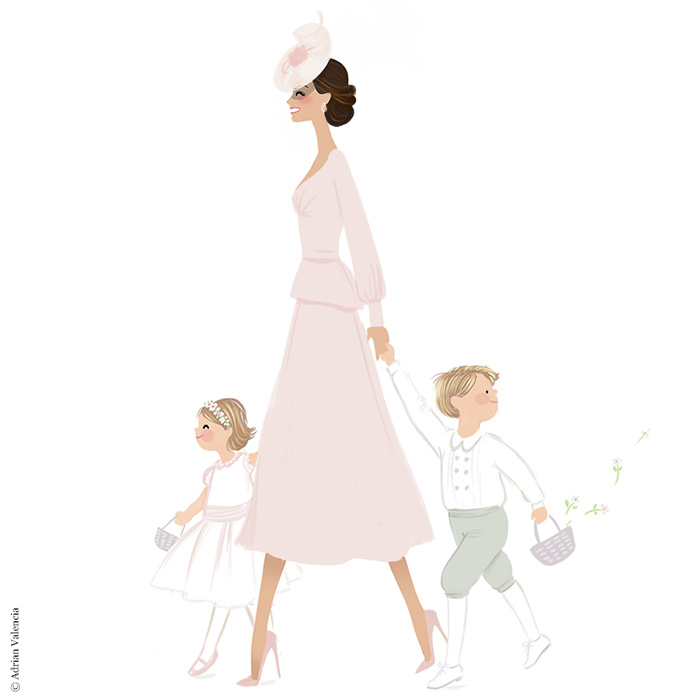 700x700 pippa middleton and kate inspire stunning wedding sketches - Kate Middleton Drawing