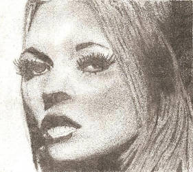 281x250 kate moss drawing - Kate Moss Drawing