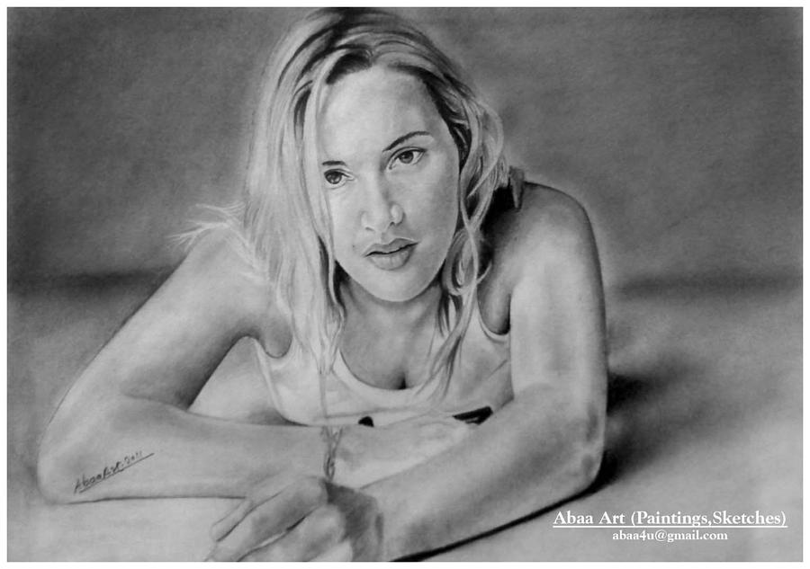 900x633 Kate Winslet Drawing - Kate Winslet Drawing