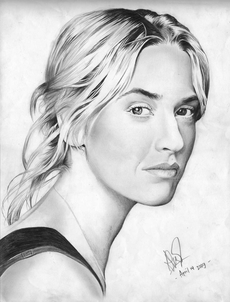 780x1024 Kate Winslet Hq Size Drawing - Kate Winslet Drawing