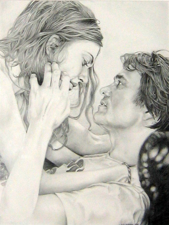 565x752 Kate Winslet And Jim Carrey - Kate Winslet Drawing