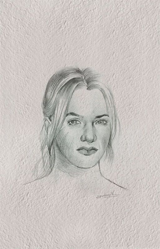 514x800 Kate Winslet Drawing Pencil On Paper Portraits And Sketches - Kate Winslet Drawing