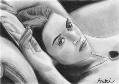 400x284 Kate Winslet As Rose Drawing - Kate Winslet Drawing