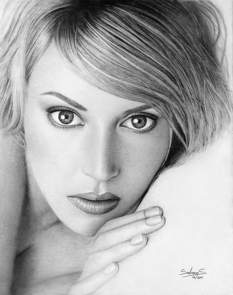 810x1024 The World's Best Photos Of Drawing And Winslet - Kate Winslet Drawing