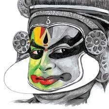 225x224 Image Result For How To Draw Kathakali Step - Kathakali Drawing