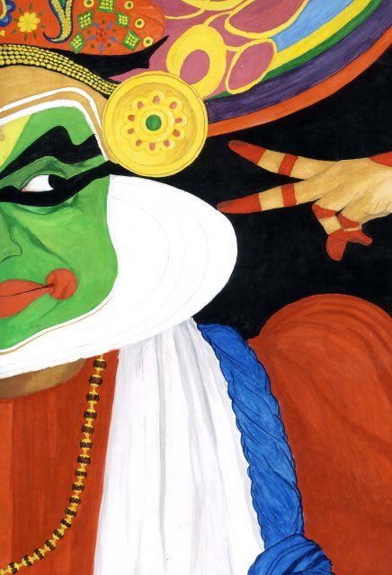 436x640 Kathakali Drawing - Kathakali Drawing