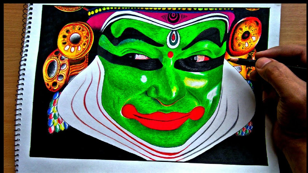 Kathakali Drawing at Explore collection of
