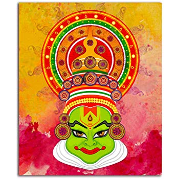 350x350 tamatina canvas paintings - Kathakali Drawing