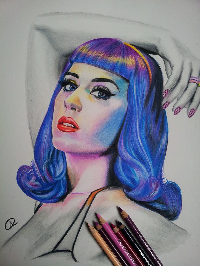675x900 Katy Perry Drawing - Katy Perry Drawing