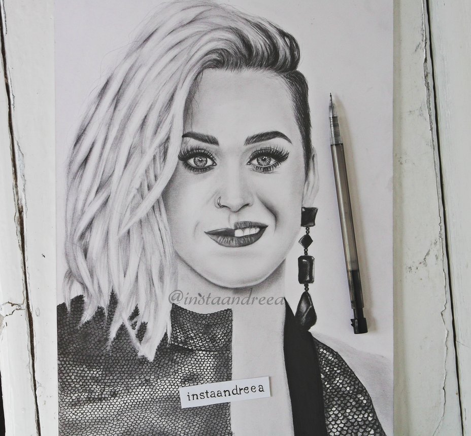 928x860 Katy Perry Drawing - Katy Perry Drawing