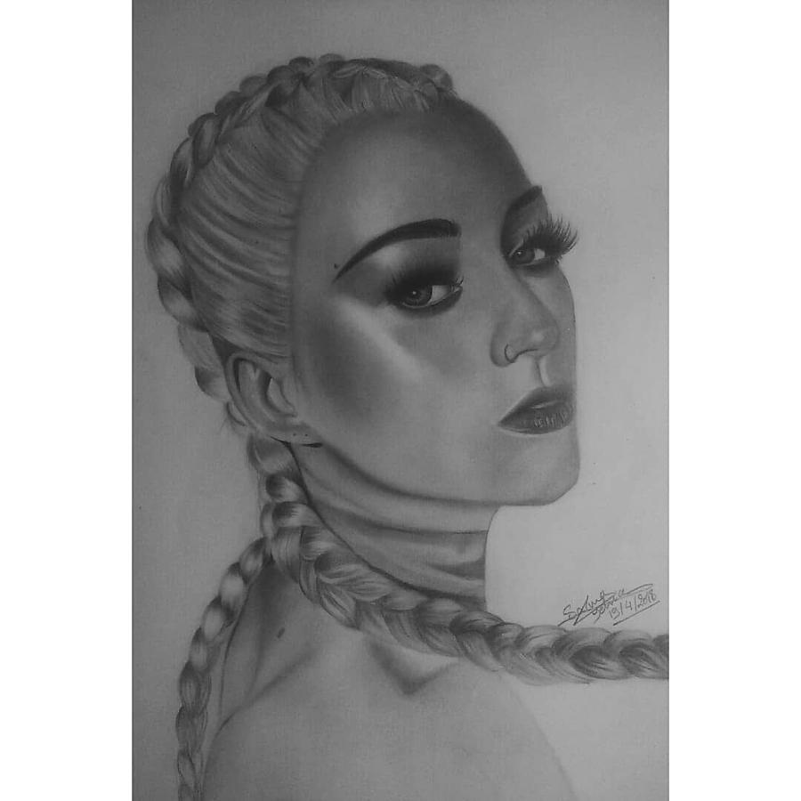 900x900 Katy Perry Drawing - Katy Perry Drawing