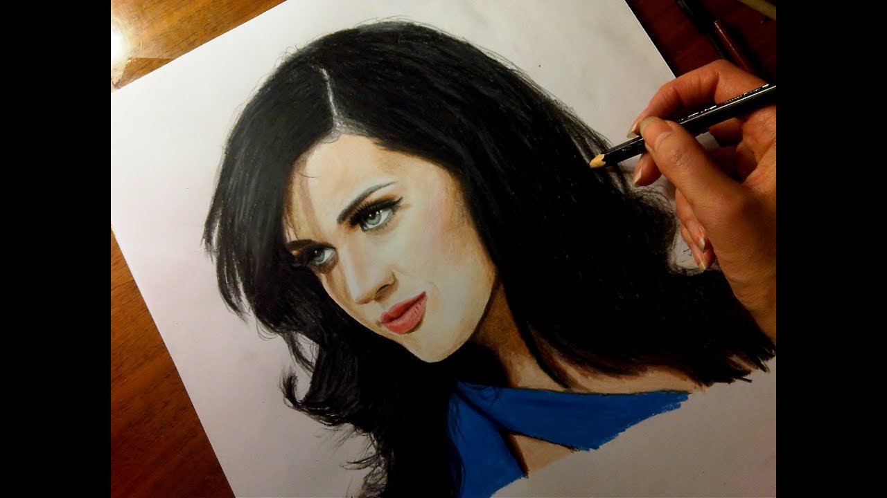 1280x720 Drawing Katy Perry - Katy Perry Drawing