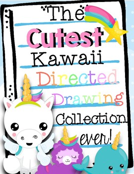 270x350 directed drawings kawaii style from alpaca to unicorn tpt - Kawaii Alpaca Drawing
