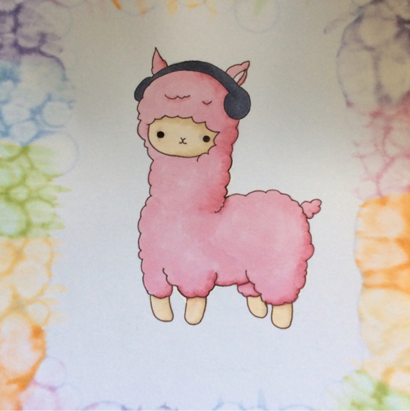 Kawaii Alpaca Drawing at PaintingValley.com | Explore collection of ...