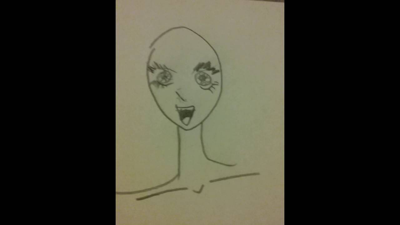 1280x720 How To Draw Kawaii Anime Girl - Kawaii Anime Drawings