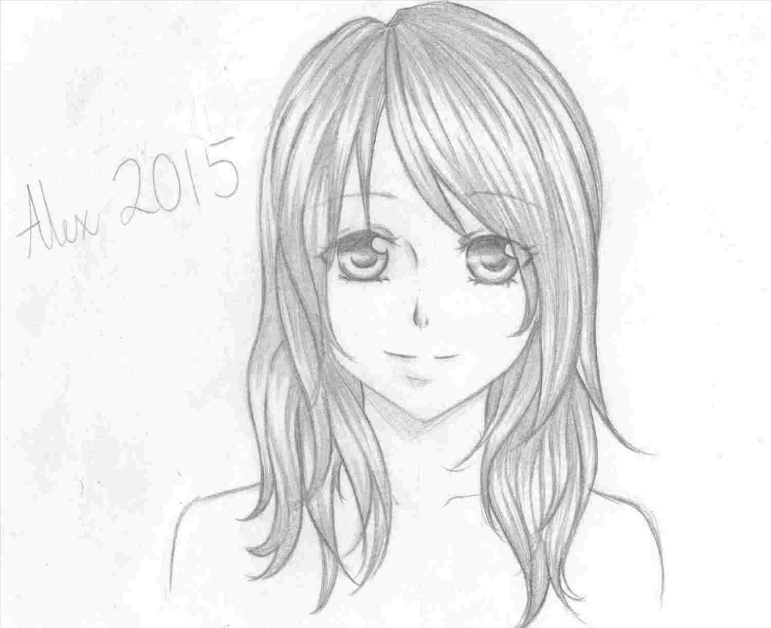 1500x1221 Step - Kawaii Anime Drawings