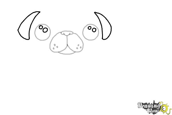 600x400 How To Draw A Kawaii Dog - Kawaii Dog Drawing
