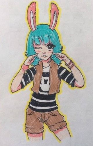 320x499 Kawaiigirl Drawings On Paigeeworld Pictures Of Kawaiigirl - Kawaii Girl Drawings