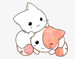 300x238 Kawaii Cat Png Images Png Cliparts Free Download On Seekpng - Kawaii Kitty Drawing
