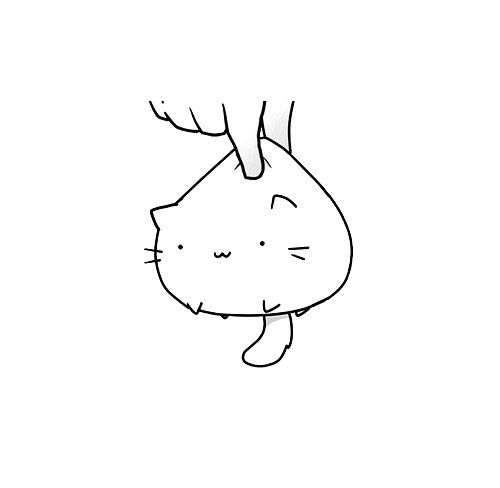 500x488 kawaii cat kitty in kawaii cat, cute drawings, kitten cartoon - Kawaii Kitty Drawing