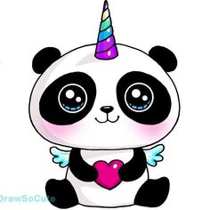 236x236 Dulce Pegatina Redbubble Podartist Community - Kawaii Panda Drawing