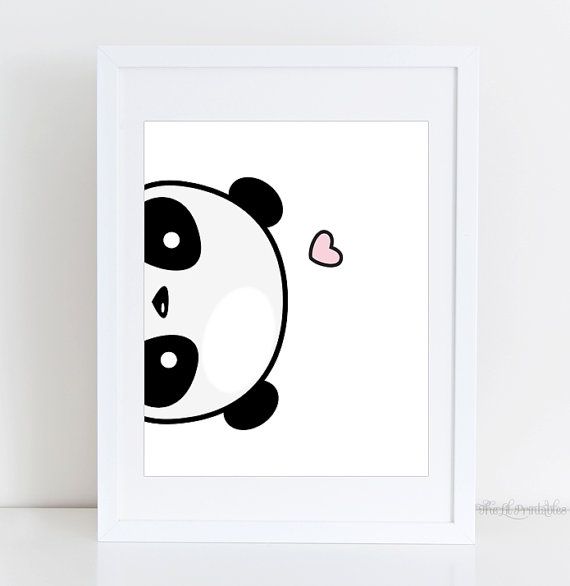 570x586 cute panda drawing sideways panda printable cute panda print - Kawaii Panda Drawing