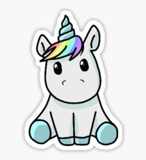 210x230 Kawaii Unicorn Drawing Stickers Redbubble - Kawaii Unicorn Drawing
