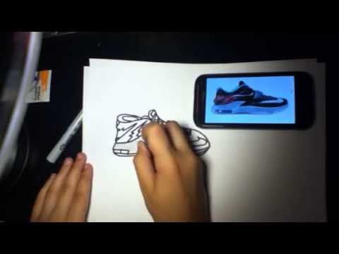 480x360 How To Draw Kd - Kd 7 Drawing