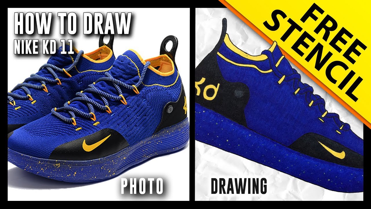 1280x720 How To Draw Nike Kd - Kd Drawing