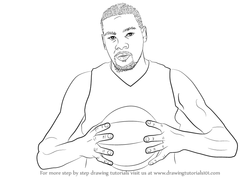 800x565 Learn How To Draw Kevin Durant - Kd Drawing
