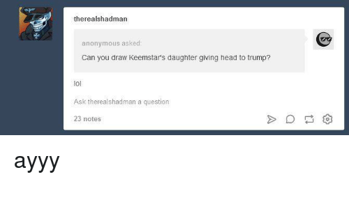500x300 Therealshadman Anonymous Asked Can You Draw Keemstars Daughter - Keemstar Daughter Drawing