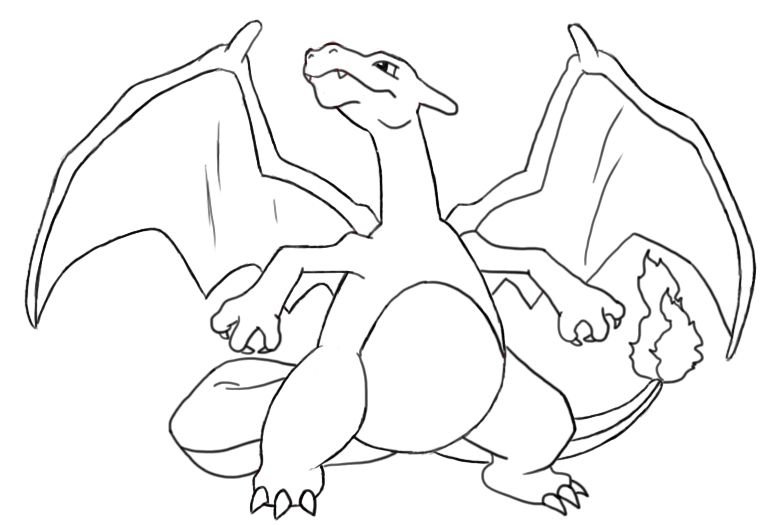 781x525 How To Draw Charizard Draw Central Pokemon Coloring, Pokemon - Keep Drawing