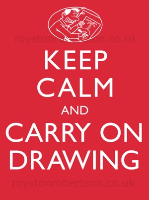300x402 keep calm and carry on drawing professional cartoonists - Keep Drawing
