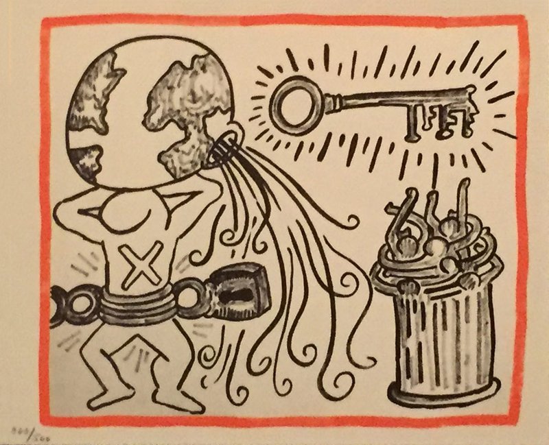 800x649 keith haring - Keith Haring Drawings